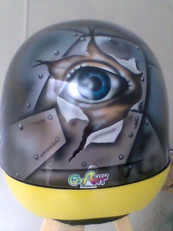 Pinturas em Capacetes